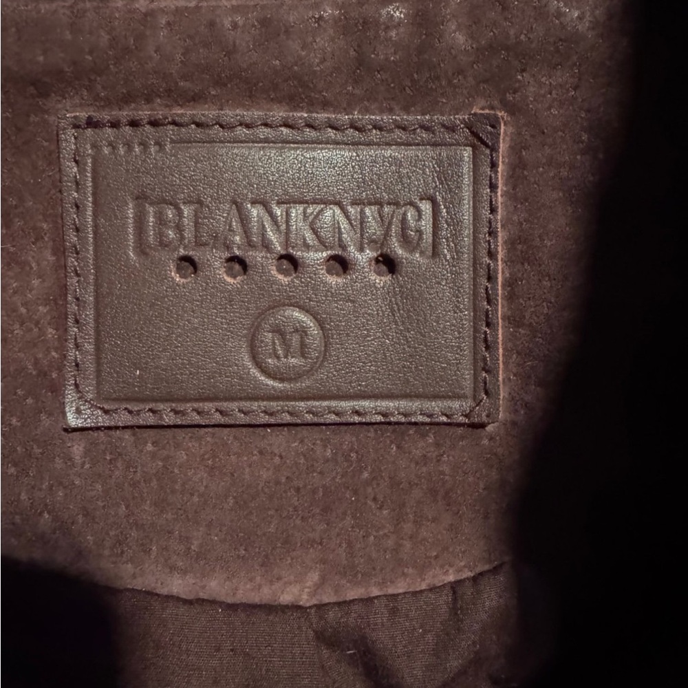 Blank NYC burgundy leather jacket - Picture 7 of 13